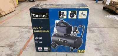 Tauris 30L Air Compressor 1500w TTA-7262 in box