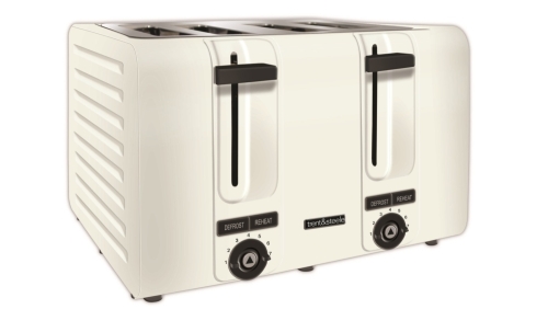 Trent and Steele 4 Slice Toaster - White