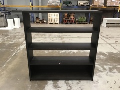 Max 5 tier bookshelf in black - 3