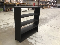 Max 5 tier bookshelf in black - 4