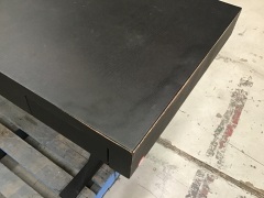 King 1600mm desk in black - 7