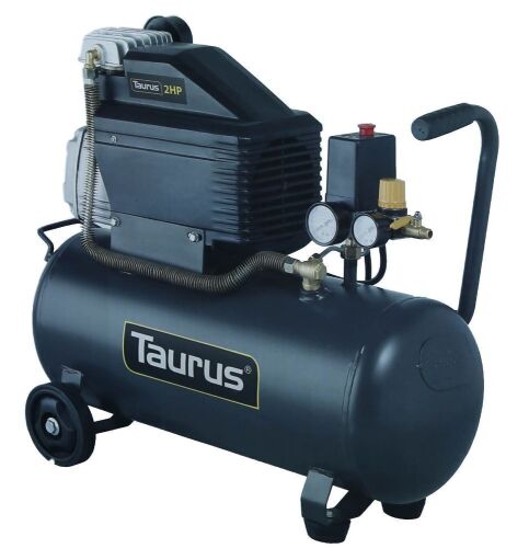 DNL TAURUS 30L Air Compressor w/ 1500W Electric Motor, Dual Gauge Control, Accessories, Incl; 5mm Recoil Hose, Paint Spray Kit, Pressure Gauge & Blow Gun.(AG-2031)