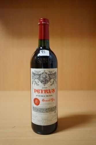 Chateau Petrus Cru Exceptionnel, Pomerol 2000 (1x 750mL),Valuation Price: $6,250