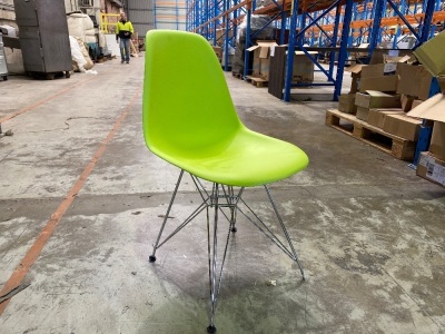 Retro Republic - Replica Side Chair Green x 6