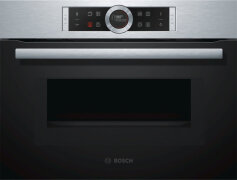 Bosch CMG633BS1B 45cm Series 8 Compact Oven with 900W Microwave