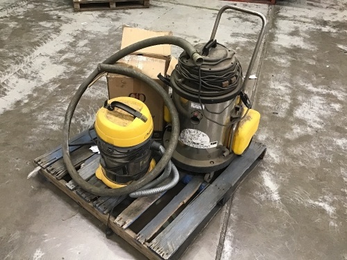 Pallet of Commercial/Industrial Vacuums