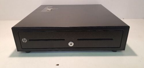 HP Standed Duty Cash Drawer Model: VB400-BL1616 with key