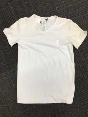 Versace Collection - White Vneck T Shirt - Medium