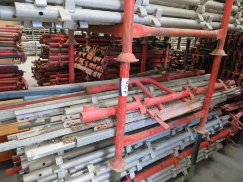 Quantity of Quick Stage Scaffold Assorted Items in Stillage, Steel Tube, Cross Braces, 3 Lug etc