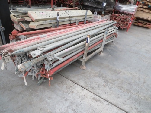 Quantity of 5 Quick Stage Scaffold in Stillage, Braces 3600mm L, Quantity of 60 Quick Stage Scaffold in Stillage, Braces 2800mm L