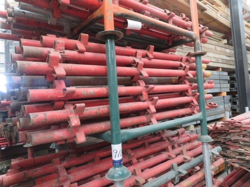 Quantity of 55 Quick Stage Scaffold in Stillage, Standard 3 Lug