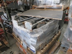 Pallet with Handrail Stanchions, 1000mm L, approx 65