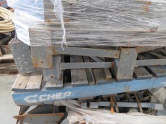 Quantity of 40 Steel Handrail Stanchions for Timber boards 1050mm L - 2