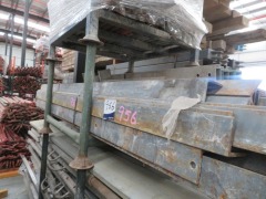 Stillage of Angle Iron 90 x 90 x 6 x 2400mm L, approx 40, Quantity of 40 C Channel 100 x 50 x 6 x 1600mm L - 5