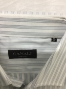 Canali Bold Stripe Longsleeve - size 41 - 3