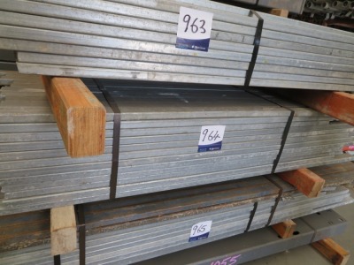 Quantity of 130 Gal Steel Tube 50 x 25 x 1400mm +