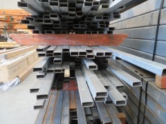 Quantity of 130 Gal Steel Tube 50 x 25 x 1400mm + - 3