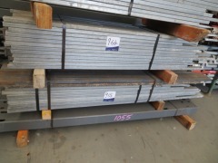 Quantity of 100 Gal & Mild Steel Tube 50 x 25 x 1400mm +