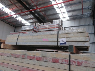 Quantity of 16 Gal Scaffold Planks, 1800mm L