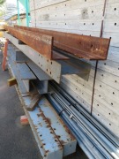 Assorted Steel H Beams, Angle Tube, various sizes up to 5.5m L - 2