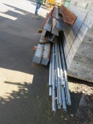 Assorted Steel H Beams, Angle Tube, various sizes up to 5.5m L - 3