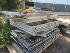 Pallet with Scaffold Frames, Wheels, Decks, Bars etc - 2