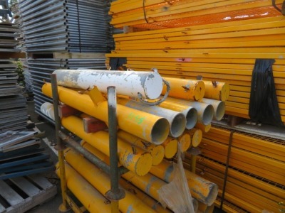 Quantity of 13 Bollards, 1600mm L x 120mm Dia in Stillage