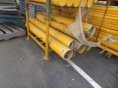 Quantity of 8 Bollards, 1600mm L x 120mm Dia in Stillage