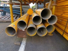 Quantity of 8 Bollards, 1600mm L x 120mm Dia in Stillage - 2