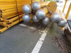 Quantity of 8 Bollards, 1600mm L x 120mm Dia in Stillage - 3