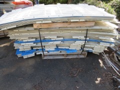 Quantity of 50 plus Scaffguard Panels, Containment Systems, some cuts, Panel size: 8400 x 100mm H - 2