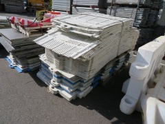 Quantity of 80 Scaffguard Panels, Containment Systems, some cuts, Panel size: 8400 x 100mm H - 3