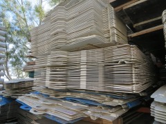 Quantity of 80 Scaffguard Panels, Containment Systems, some cuts, Panel size: 8400 x 100mm H - 2