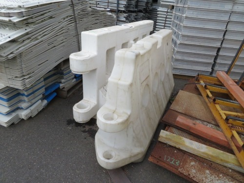 Quantity of 2 PVC Bollards