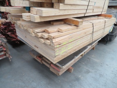 Quantity of 3/4 Ply & Used Pine Timbers