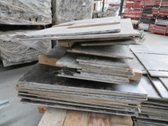 Pack of Formwork Ply up to 1800mm L, 25 plus pieces. Some Full & Some Part Sheets - 2