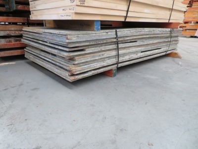 Quantity of 1 Pack of Formwork Ply, 2400 x 1200mm, some Shorts