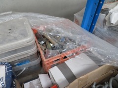 Pallet containing Fasteners, Bolts, Screws, Rapid Brace Hilti Pieces - 9