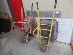 2 x Wheelbarrows, Used - 4