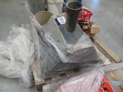 Quantity of Concrete Funnel, Bolts, Nuts, Screws, Tape & Assorted Hardware - 2