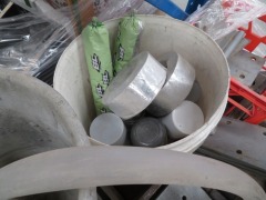 Quantity of Concrete Funnel, Bolts, Nuts, Screws, Tape & Assorted Hardware - 5