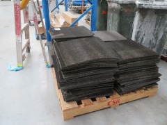 Pallet of 150 Carpet Tiles, Grey Fleck, 500 x 500mm - 2