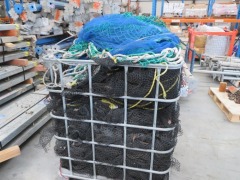 Steel Crate with Safety Netting - 2