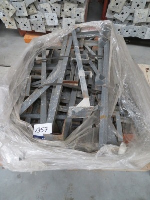 Pallet containing 15 x Handrails for Scaffolding