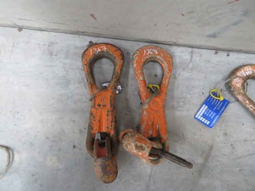 Pair of Concrete Slab Lifters, 7 Ton