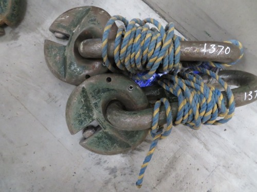 Pair of Concrete Slab Lifters, 10 Ton