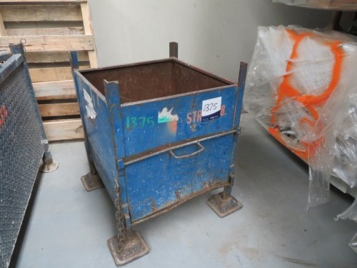 Metal Bin, 620 x 620 x 800mm H