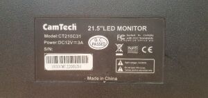 CamTech 21.5" LED MONITOR Model: CT215C31 - 2