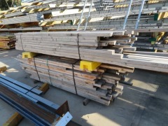 2 x Stacks of Pine Timber from 2m to 3.5m L, 140 plus pieces