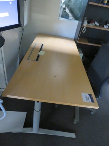 Office Furniture including Desk 1800 x 800mm, Chair, Meeting Table 1200mm Dia, Hat Stand, Whiteboard/Pin Board 1850mm x 1000mm H